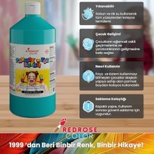 Asseds Store Turkuaz Parmak Boyası 1000 gr