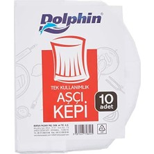 MiraLive Kullan At Market Aşçı Kepi 10'lu