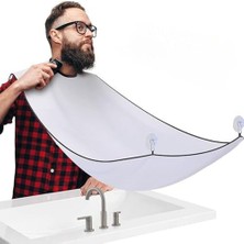 Asseds Store Pratik Sakal Örtüsü Boyunluk Saç Sakal Kesme Önlüğü Fonksiyonel Tela Kumaş Tekrar Kullanılabilir Yıkanabilir Yeni Model