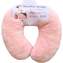 Asseds Store Seyahat Boyun Yastığı Toz Pembe