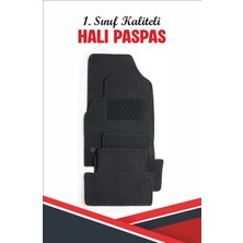 Bushora Renault Megane 4 Uygun Velur Halı Paspas (Özel Üretim Anti-Slip Kaydırmaz Taban)