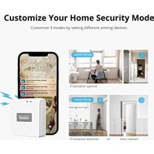 Asseds Store Bridge Pro Ağ Geçidi, Akıllı Ev Güvenlik Modlu Cihazı, Wı-Fı ve Çift Protokol Desteği, Uygulama Kontrolü, Alt Cihaz Ota Desteği