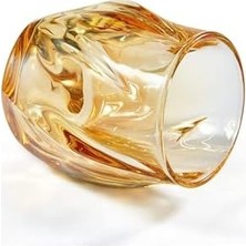 Asseds Store 1 Adet 250 ml Kehribar Rengi Iskandinav Tarzı Viski ve Kokteyl Bardağı