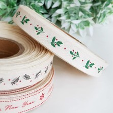 Asseds Store Pamuk Şerit, Holly, 1.5 cm 5 Metre
