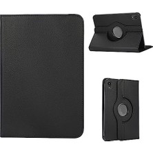 Asseds Store iPad 10.nesil ile Uyumlu Wi-Fi MPQ13TU/A10.9 Inç Kılıf 360 Derece Dönerli Yatay Dikey Standlı Deri Tablet Kılıf iPad 10.nesil 10.9 Inç 360 Derece Döner Tablet Kılıf (Siyah)