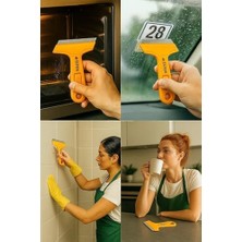 Asseds Store Cam Kazıma Bıçağı, Plastik, Çelik Uçlu, Ergonomik Sap, Etiket ve Boya Kalıntısı Temizleyici, 100 mm Bıçaklı, Cam, Mermer, Fırın ve Boya Temizliği Için Kazıyıcı, Profesyonel, Yedek Bıçaklı
