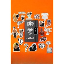 Asseds Store Xxxtentacion Paketi/bullet Journal Defter Çıkartma Ajanda Laptop Etiket, 8749685498654163