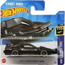 Asseds Store - K.ı.t.t. Super Persuit Mode - Hw Screen Time 7/10 - HCV39 - Short Card - Knight Rider - Pontiac Firebird Trans Am - Mattel 2022