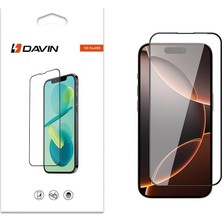 MiraLive Ile Uyumlu 16 Pro Max 5d Cam Ekran Koruyucu, Siyah