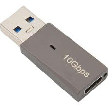 Asseds Store USB 3.1 To Type-C Adaptör 10GBPS (10 Gigabit) Pc ve Bilgisayarlarınızdan Type-C Çıkış Almak Için Çevirici Usb'den Type-C Dönüştürücü Tak ve Çalıştır ADS613