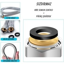 Asseds Store Prinç Başlıklı Çelik Örgülü Duş Hortumu 150 cm