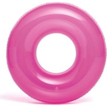 Asseds Store 59260 Şeffaf Renkli Simit 76 Cm, Su Sporları, Plaj Malzemesi, Şişme Ürün, Yüzme Aksesuarı, Kamp, Dalış, Güvenlik