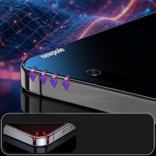 Asseds Store 16 Plus Için Ekran Koruyucu Otomatik Hizalama Aparatlı Kolay Kurulum Kiti Toz Bırakmaz Parmak Izi Karşıtı Tam Kaplayan Hayalet Ekran Koruyucu Kırılmaz Cam