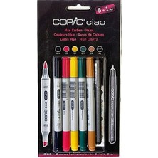 Ecovibe Ciao Multiliner-Marker, Renk Tonları, 5 Adet