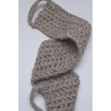 Asseds Store Keçi Kılı Sırt Lifi El Örmesi. 70 cm 11 cm Gri