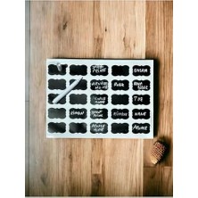 Asseds Store Life 25 Adet Kavanoz Baharat Kalemli Etiketi MIT1102