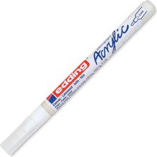 Asseds Store 5300 Akrilik Markör Ince - Beyaz - 1 Su Geçirmez Akrilik Markör - Ince Yuvarlak Uçlu 1-2 mm