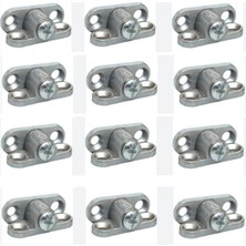 Asseds Store Kelebek Bağlantı, Çektirme -Metal Köşe Birleştirme Kelebek Bağlantı (12 Adet)