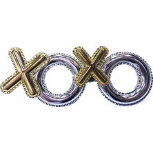 Ttt Gümüş Renk Xoxo Yazılı Parti Gözlüğü