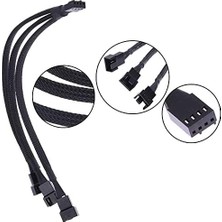 Asseds Store 4303 Fan Çoklayıcı Y Pwm Kablosu 4 Pin Switch 3 Pin 3 Port
