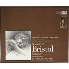 Ecovibe (475-14 STR-475-14 Bristol Tabak Pedi, 15 Yaprak, 35,6 x 43,2 Cm, Beyaz, 14"X17"