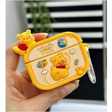 Asseds Store 3. Nesil ile Uyumlu Özel Tasarım Oyuncaklı Kalın Silikon Koruyucu Kılıf - Sarıwinnie