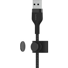 Asseds Store Boostcharge Pro Örgülü Usb-A/lightning Kablosu 2 M Mfi Sertifikalı Şarj Kablosu 14/14 Plus, 13, 12, Pro, Max, Mini, Se, iPad ve Diğer Cihazlar Için - Siyah