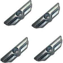 Ecovibe Pimapen Pvc Pencere ve Kapı Ispanyolet Karşılığı, Kilit Karşılık Mekanizması, 8 Adet