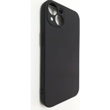 Asseds Store 13 ile Uyumlu Kadife Astarlı Silikon Kılıf – Kamera Korumalı, Şok Emici - Mat Siyah