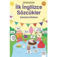 Asseds Store Ilk Ingilizce Sözcükler Çıkartma Kitabım - Okula Hazırlanıyorum: 250 Çıkartma