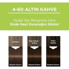 Asseds Store Kalıcı Doğal Renkler 4-60 Altın Kahve Kakao Yağı & Yulaf Çekirdeği Özlü Saç Boyası