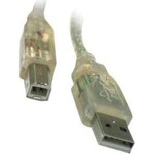 Asseds Store SL-U2007 Usb2.0 7m Şeffaf Yazıcı Kablo