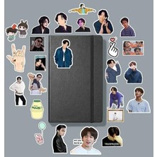 Asseds Store Jungkook Kpop/bullet Journal Defter Çıkartma Ajanda Laptop Etiket