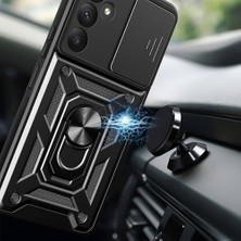 Asseds Store Galaxy A55 Uyumlu Kamera Korumalı Sürgülü Yüzüklü Tank Kılıf