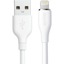 Asseds Store Redlıne 12W Sarj ve Veri Kablosu USB A'dan Lightning'a, 1.2 Metre