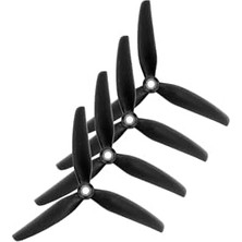 Asseds Store Vuquad 5 Inç Drone Pervanesi - 4'lü Paket 2 x Cw + 2 x Ccw Stealth Mk1 5″ (Inç) 3 Pal Cıne Mat Siyah