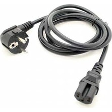 Asseds Store 1.5 Metre C15 Power Kablosu IEC-C15 Güç Kablosu 3x0.75