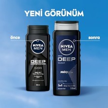Asseds Store Men Erkek Deep Darkwood Banyo ve Duş Jeli 500 Ml,derinlemesine Temizlik,bakımlı Cilt,vücut,yüz ve Saç Için,ferah Koku,aktif Karbon