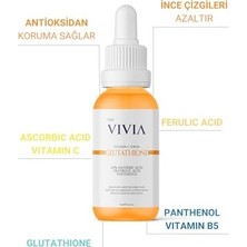 Asseds Store The Vivia Leke Karşıtı Aydınlatıcı C Vitamini Serum Glutatyon,%20 Askorbik Asit,%5 Ferulik Asit 30 ml