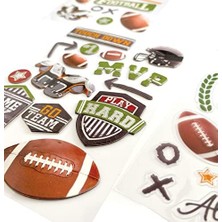 Asseds Store Productions Çıkartma Çeşitleri Paketi, Futbol, 3'lü Paket, 3 Parça