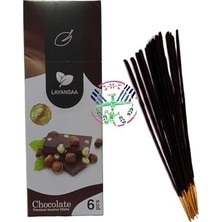 Ecovibe Layansaa Chocolate (Çikolata) Kokusu Özel Aroma Kokusu Agarbatti Arınma 20 Adet 1 Paket Çubuk Tütsü