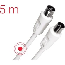 Asseds Store Anten Kablosu Koaksiyel Fiş - Soket, 75DB 5m