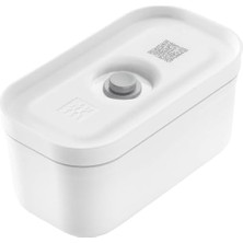 Asseds Store Fresh & Save Vakumlu Yemek Taşıma Kabı, S, Plastik, Beyaz-Gri