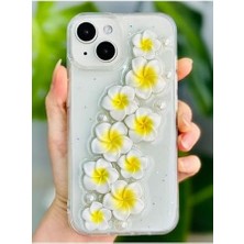 Asseds Store 13-14 ve 15 ile Uyumlu Epoksi Sarı Çiçek Oyuncak Tasarımlı Esnek Silikon Kılıfı
