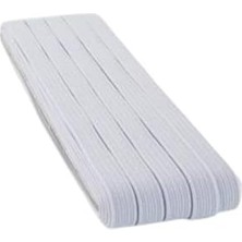 Asseds Store Yassı Don Lastiği 10 Metre – 1 cm Genişlik | Beyaz Renk Esnek Lastik Şerit, Dayanıklı Dikiş Aksesuarı