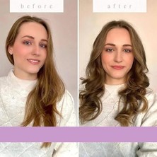 Asseds Store Croc 1290 Isısız Saç Şekillendirme Seti Saten Gece Bigudisi Saç Sosisi (Pembe)