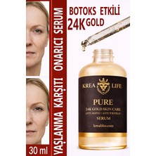 KREALIFE  Pure, 24K Gold Cilt Sıkılaştırıcı Botoks Serum, 30ML