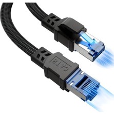 Asseds Store Cat 8 Ethernet Kablosu Lan Kablo 40GBPS 2000MHZ Süper Hızlı Ağ Kablosu Gigabit Pc, Laptop, Ps5/4, Steam, Xbox, Switch (10 Metre)