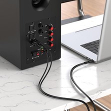 Asseds Store Kablo Aux Audio 3.5mm To Çift Rca Aux Standart Ses Kablosu 3.5mm Kulakık Çıkışlı Tablet Bilgisayar Telefon ve Mp3 Çalar Ile Amfi Bağlantı Kablosu 150CM BL11