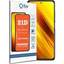 Asseds Store X3 ile Uyumlu Tam Kaplayan 21D Temperli Ekran Koruyucu Cam